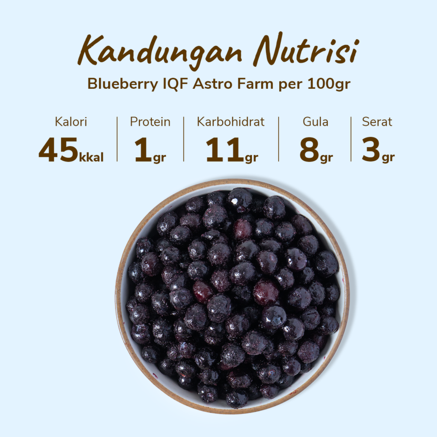 Blueberry Frozen IQF 500gram