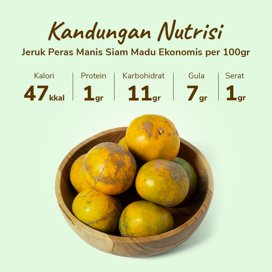 Jeruk Peras Manis Siam Madu Ekonomis Astro Farm 8-12 pcs 1-1.1 kg 1pcs