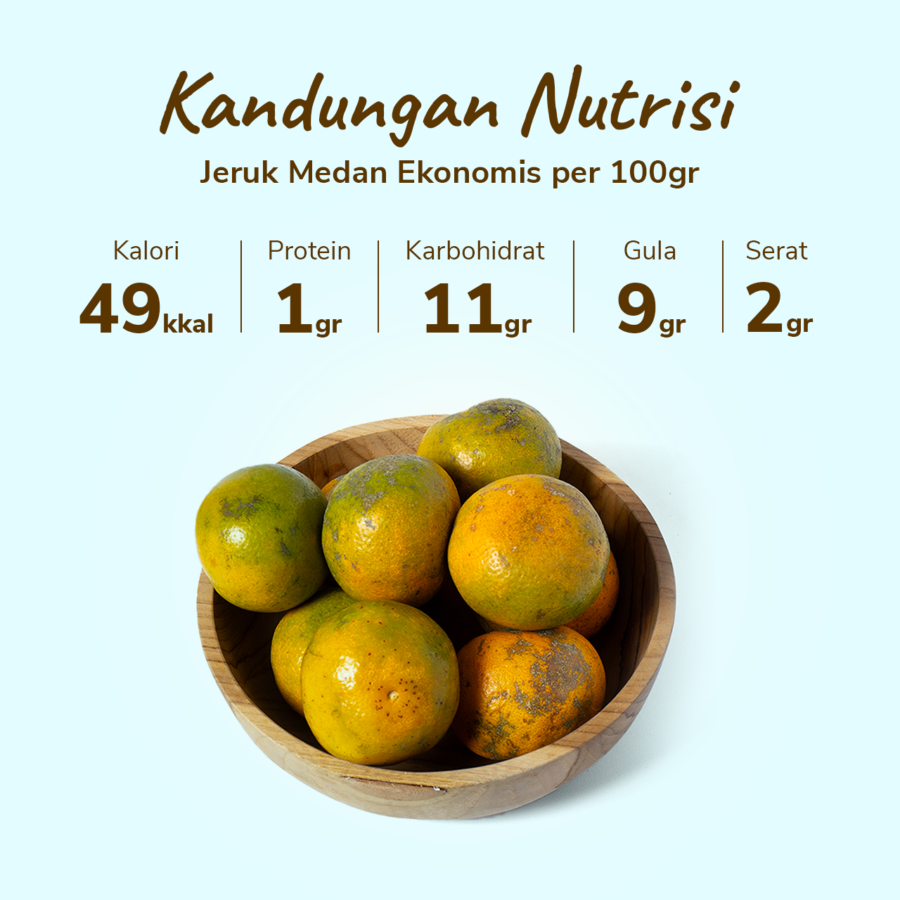 Jeruk Medan Ekonomis Astro Farm 4-5 pcs 450-500 gram 1pcs