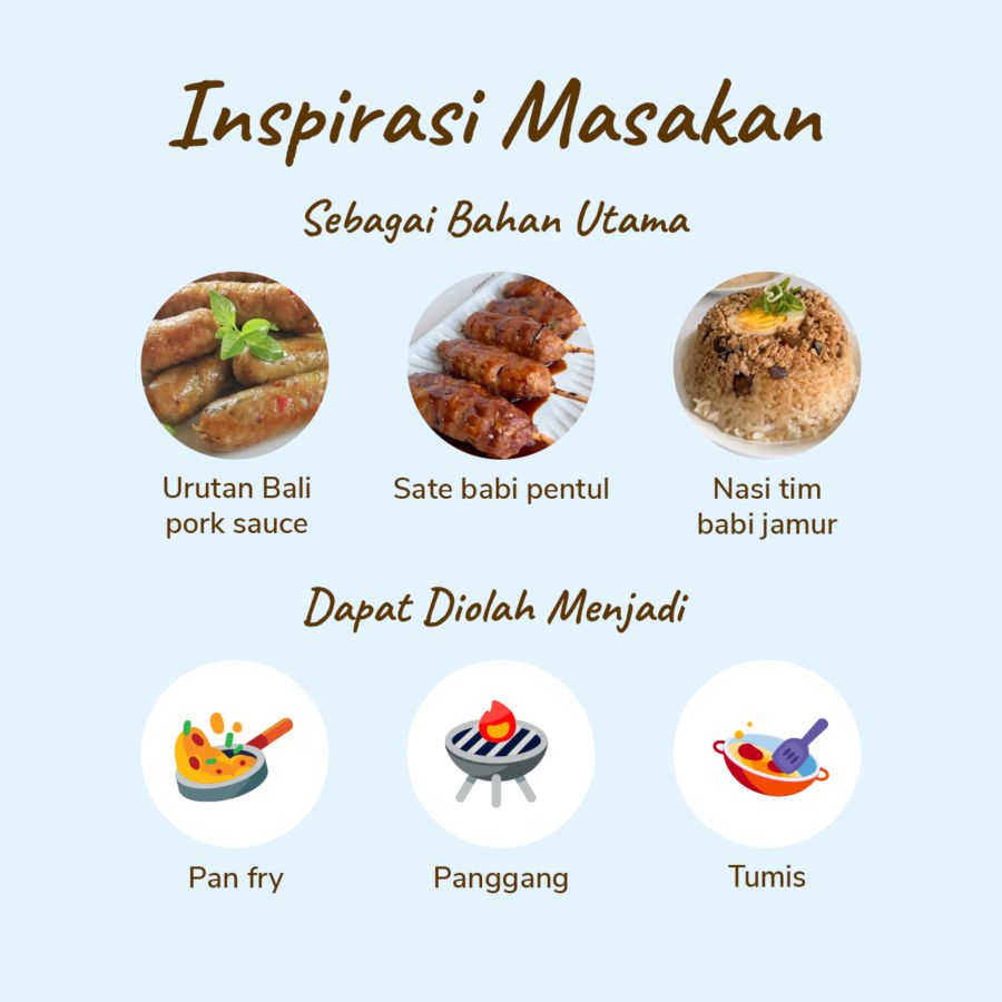 Daging Babi Giling Ekonomis 1pcs