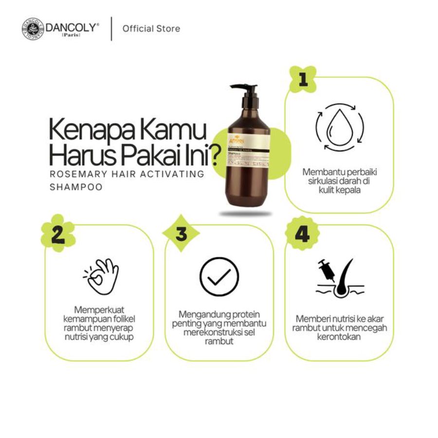 Dancoly Rosemary Hair Activating Shampoo 250ml