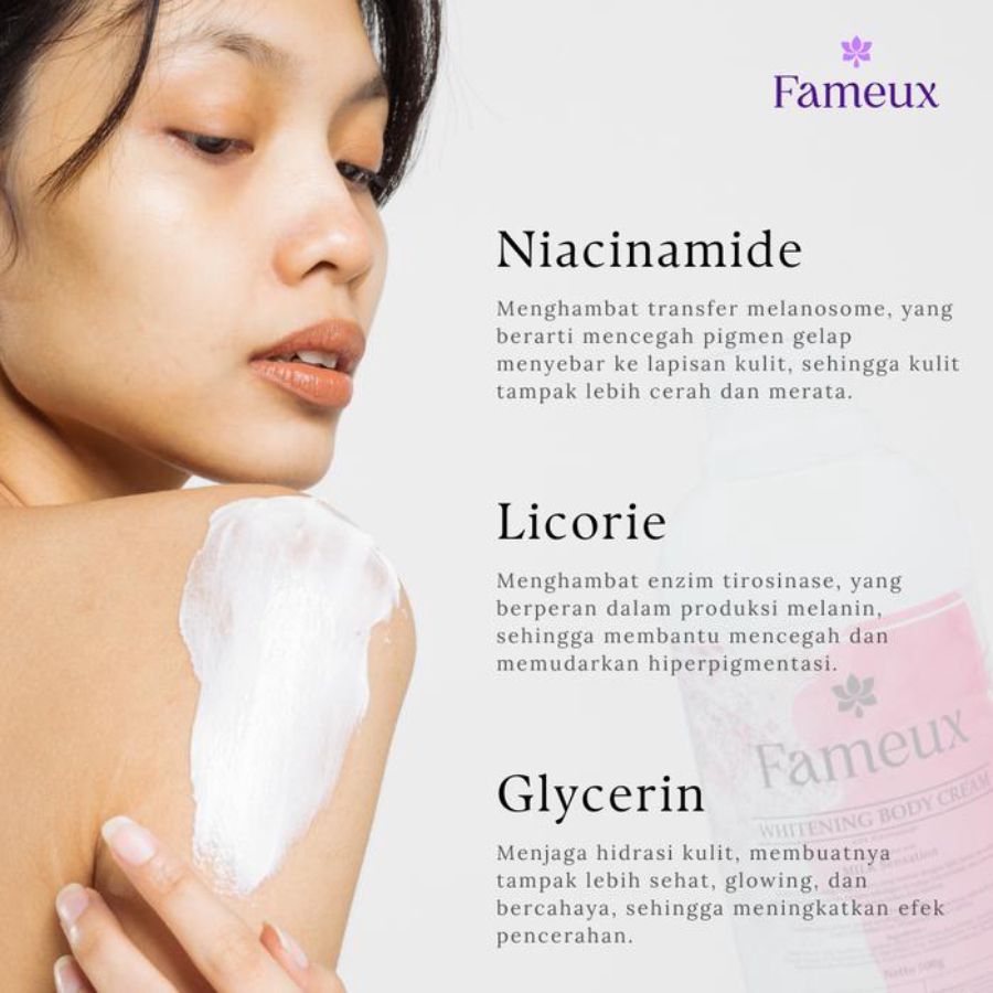 Fameux Brightening Body Cream 250ml