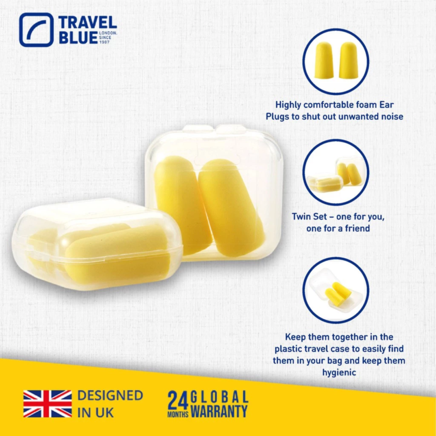 Travel Blue 2 X Ear Plugs 1pack