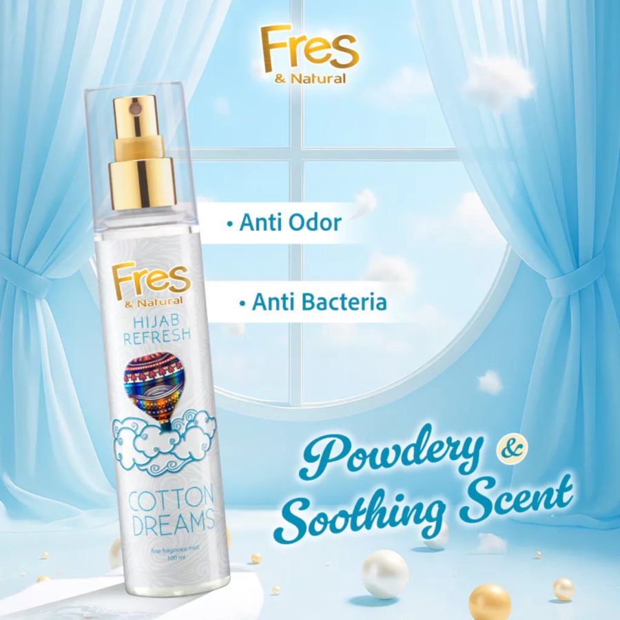 Fres & Natural Hijab Refresh Cotton Dream 100ml