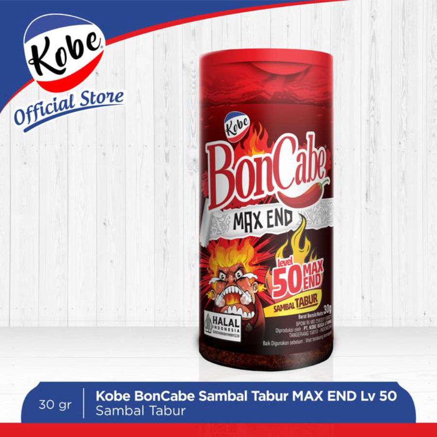 Kobe Boncabe Sambal Tabur Max End Level 50 30gram