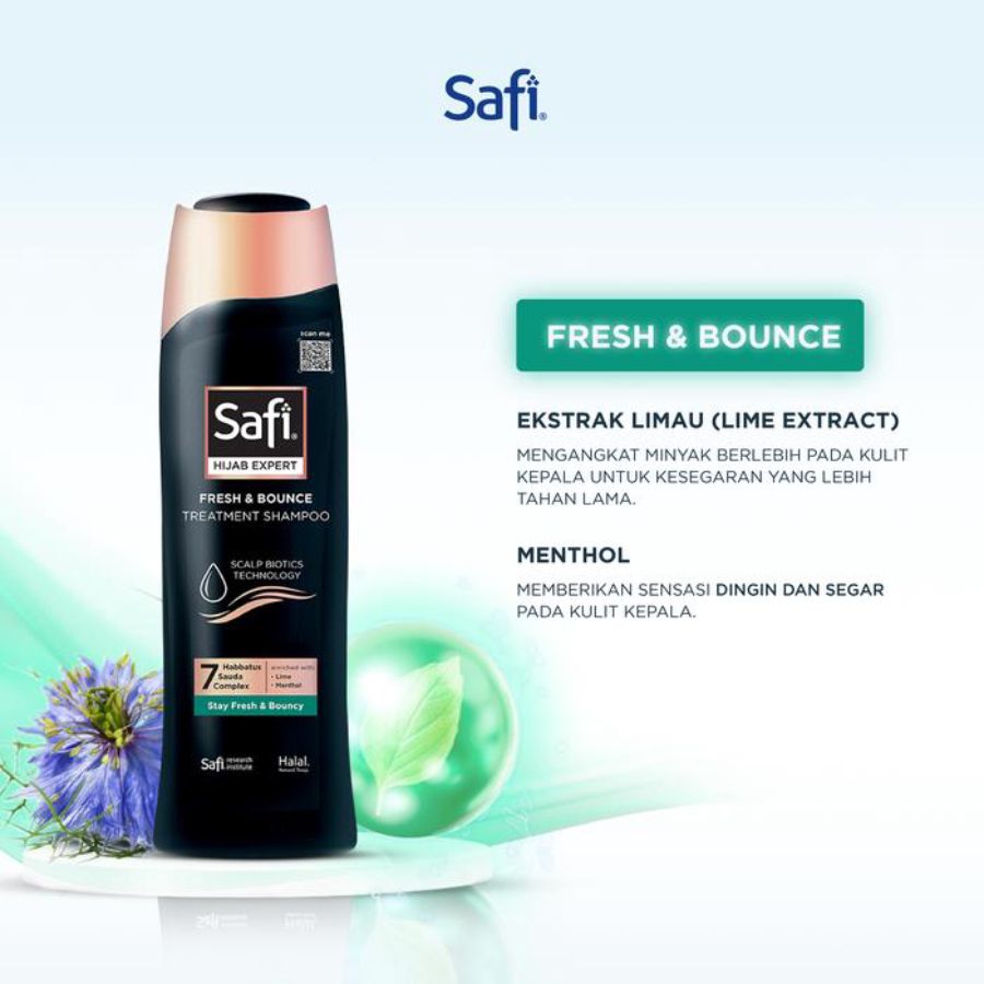 Safi Hijab Expert Treatment Shampoo Fresh & Bounce 320gram