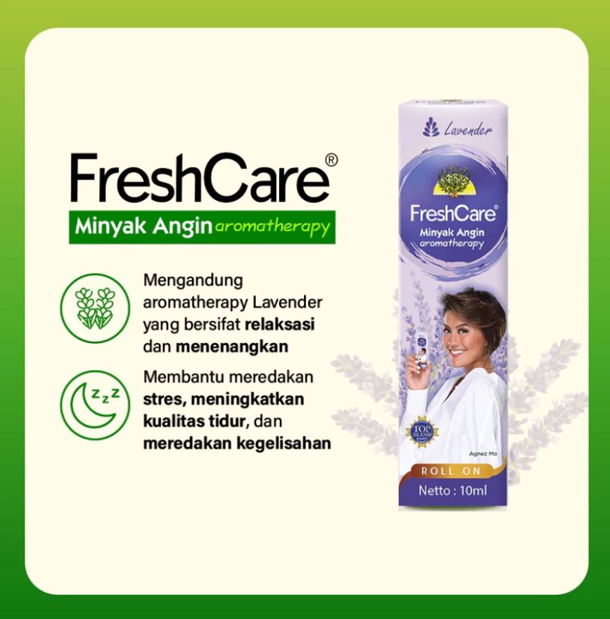 Fresh Care Lavender Minyak Angin Roll On 10ml
