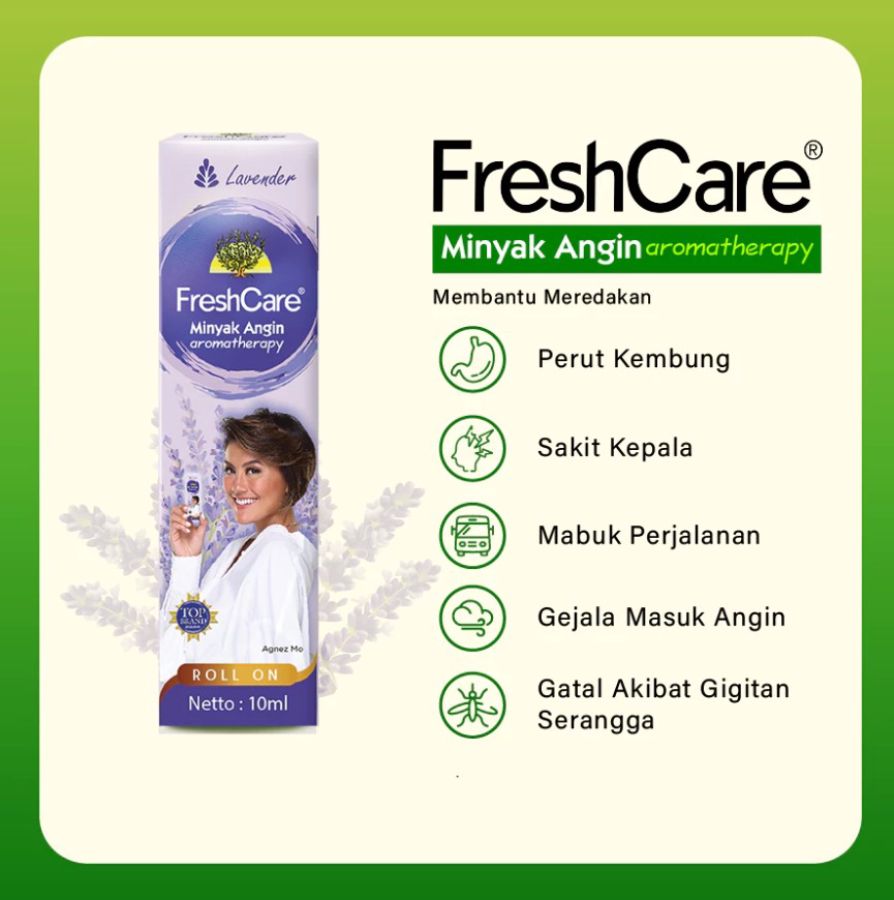 Fresh Care Lavender Minyak Angin Roll On 10ml
