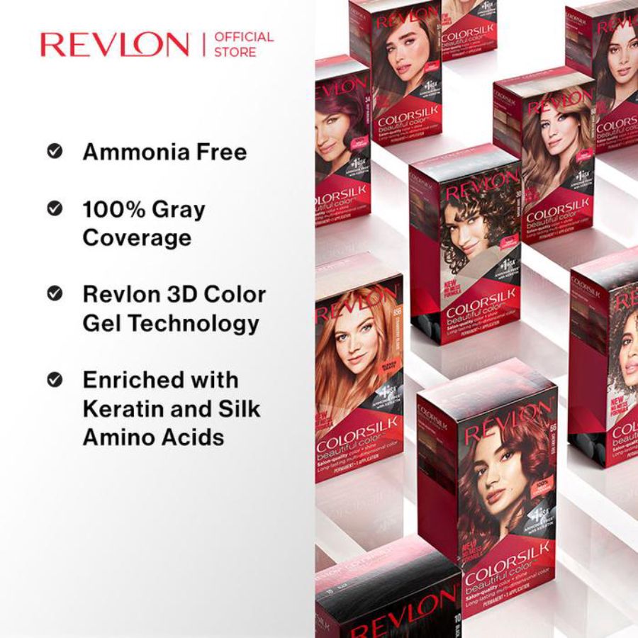 Revlon Colorsilk Dark Brown Hair Color 194gram