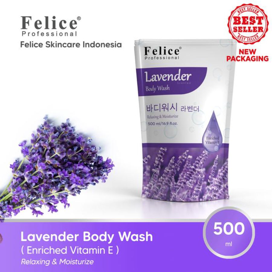 Felice Lavender Scented Body Wash 500ml