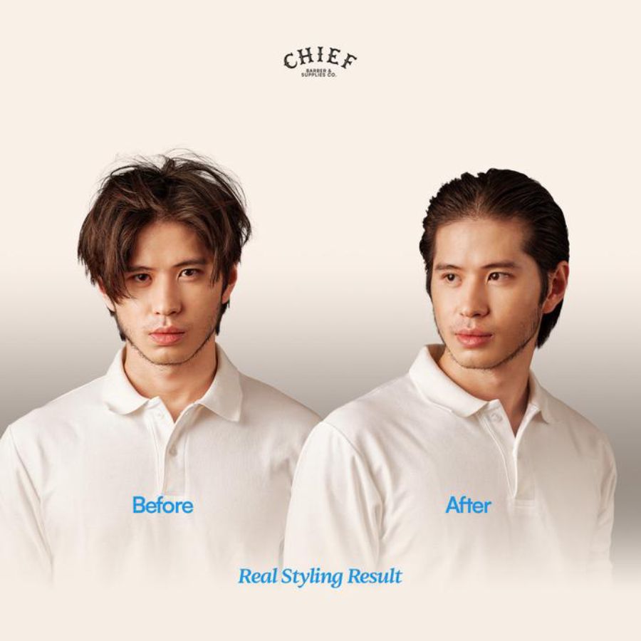 Chief Energetic & Polished Look Blue Pomade Water Based 120gram