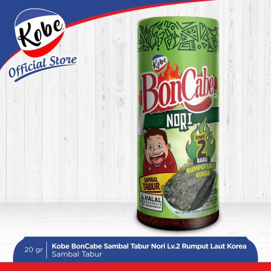 Kobe Boncabe Sambal Tabur Nori Level 2 20gram