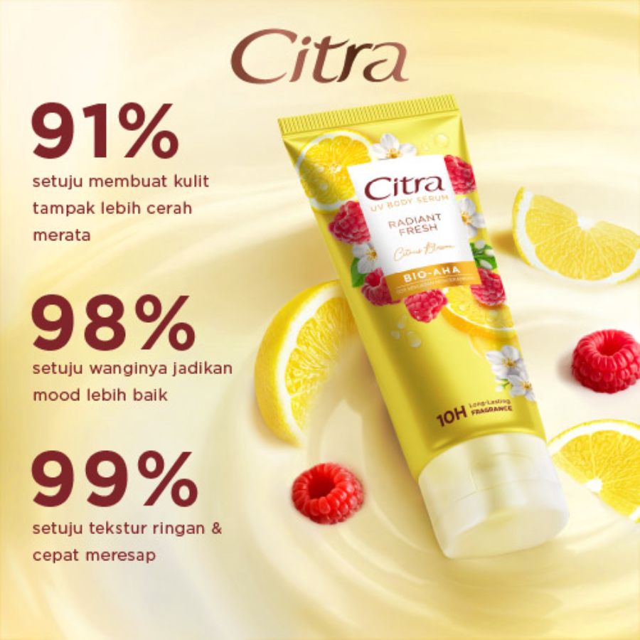 Citra UV Radiant Fresh Citrus Blossom Body Serum 100ml