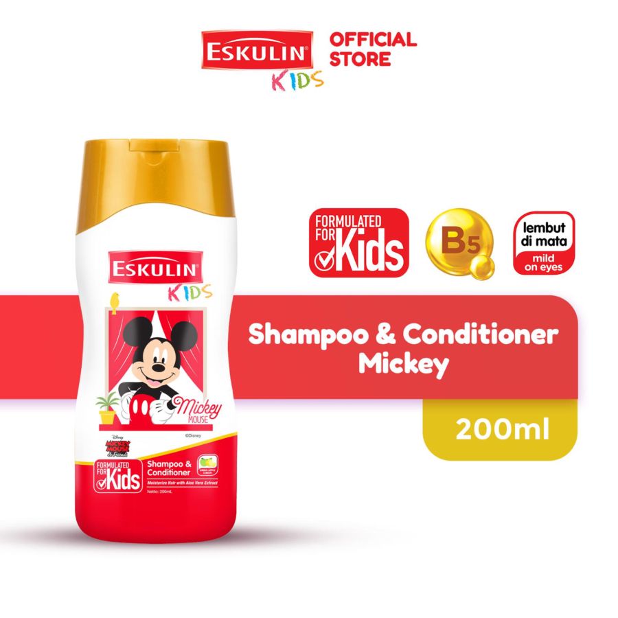 Eskulin Kids Shampoo & Conditioner Mickey 200ml