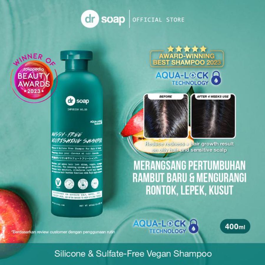 Dr Soap Messy Free Nourishing Infusion Shampoo 400ml