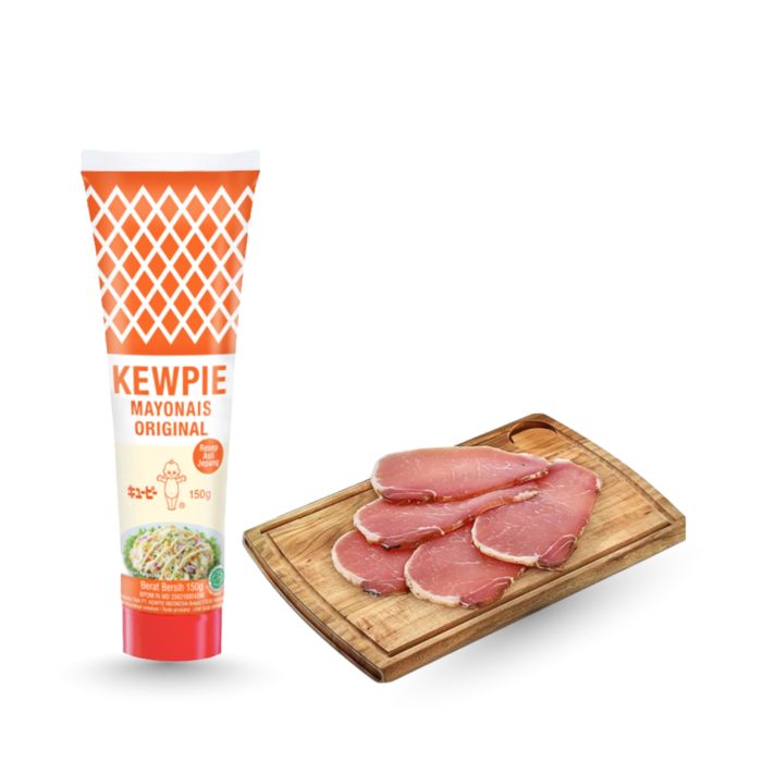 Kewpie Mayonais Original 150 gram & Sven's Prosciutto 100 gram