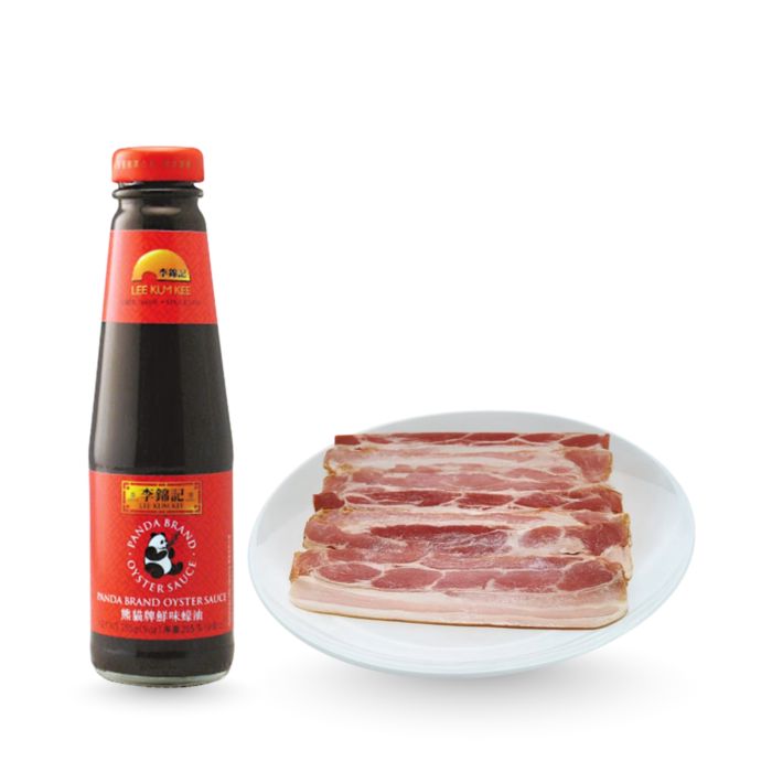 Lee Kum Kee Panda Brand Oyster Sauce 255 gram & Sven's Belly Bacon Aussie Style 250 gram