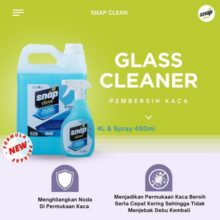 Snap Clean Siklus Pembersih Kaca Jerigen 4liter