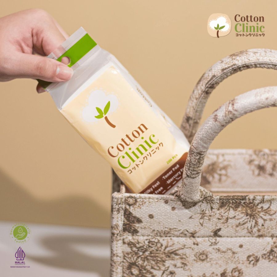 Cotton Clinic Toner Cotton Pads 200pcs
