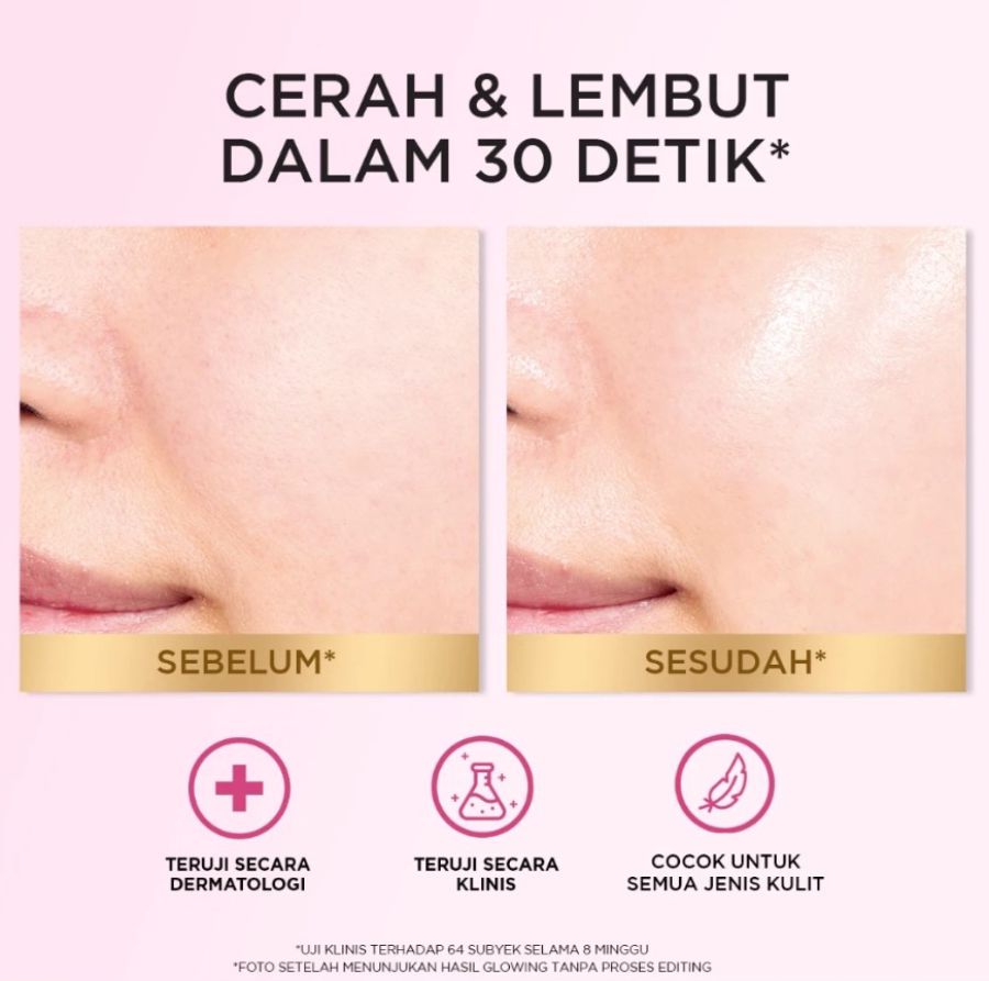 L'Oreal Paris Glycolic Bright Peeling Toner Wajah 65ml