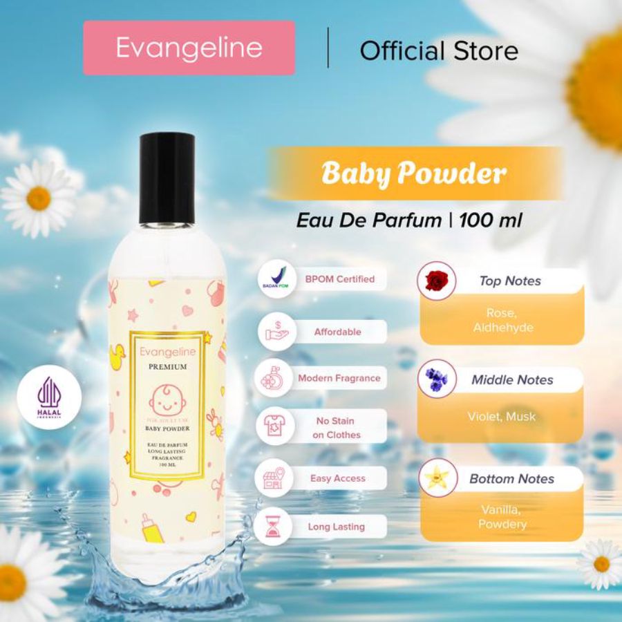 Evangeline Baby Powder Eau de Parfum 100ml