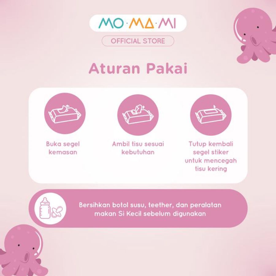 Momami Pacifier & Bottles Wet Wipes 30sheets