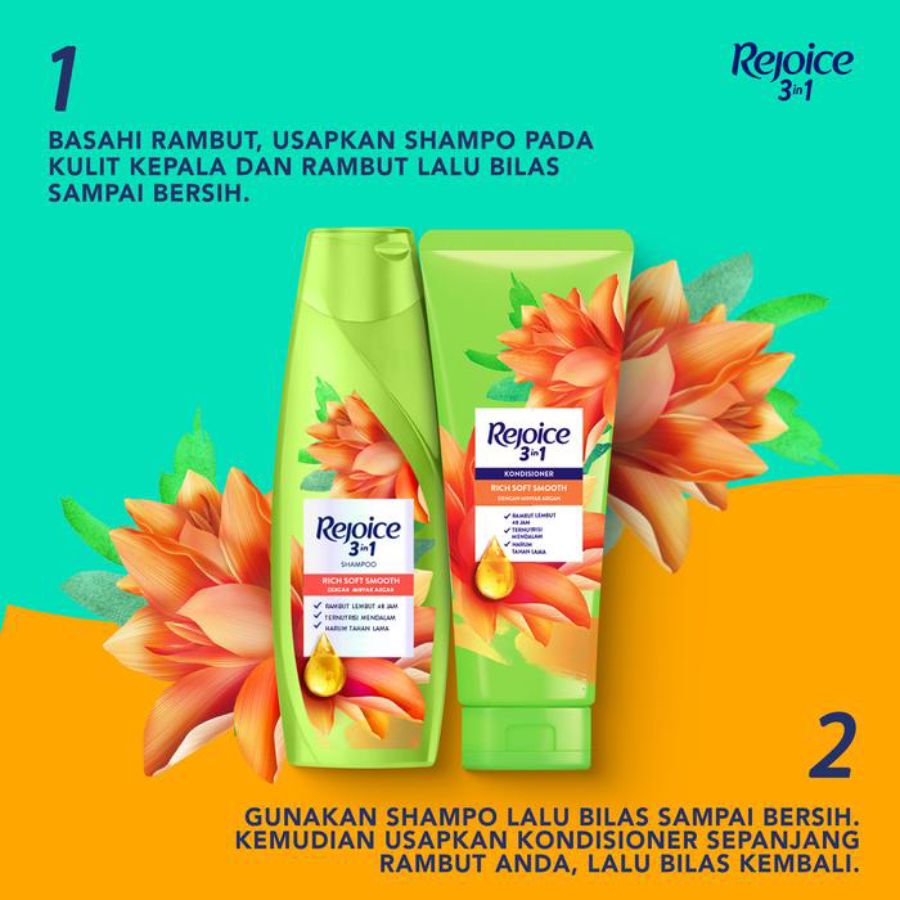 Rejoice Conditioner Rich Halus Lembut 320ml