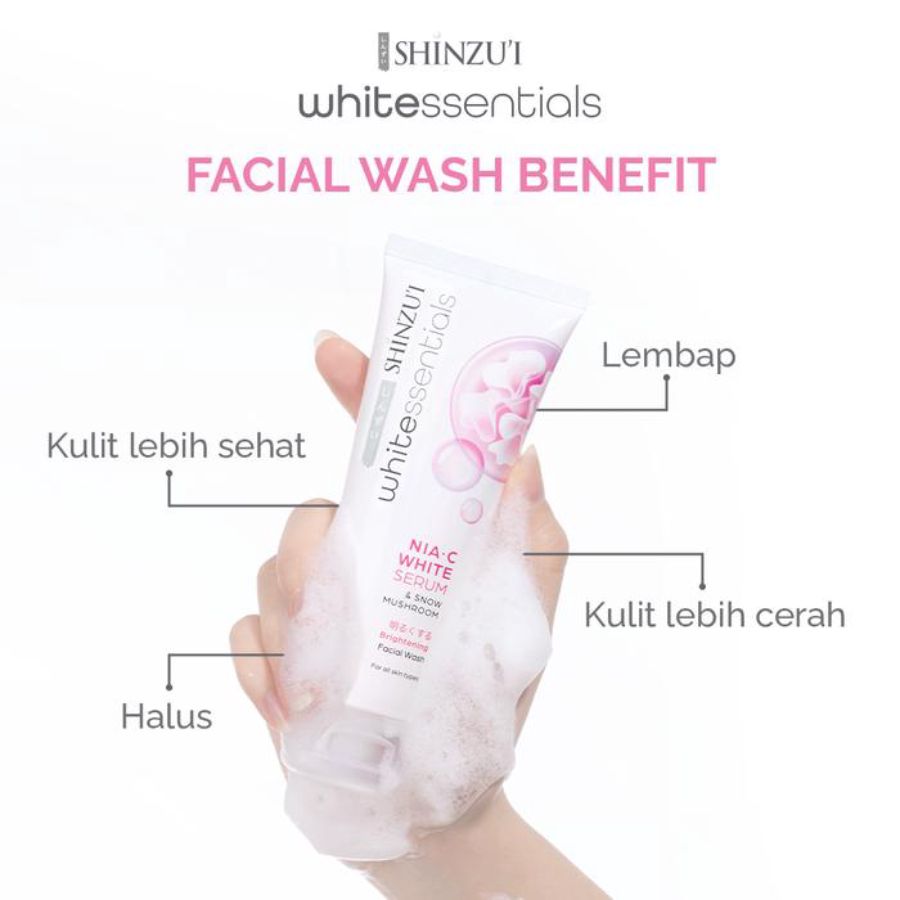 Shinzu'i Whitessentials Nia-C White Serum & Snow Mushroom 80ml