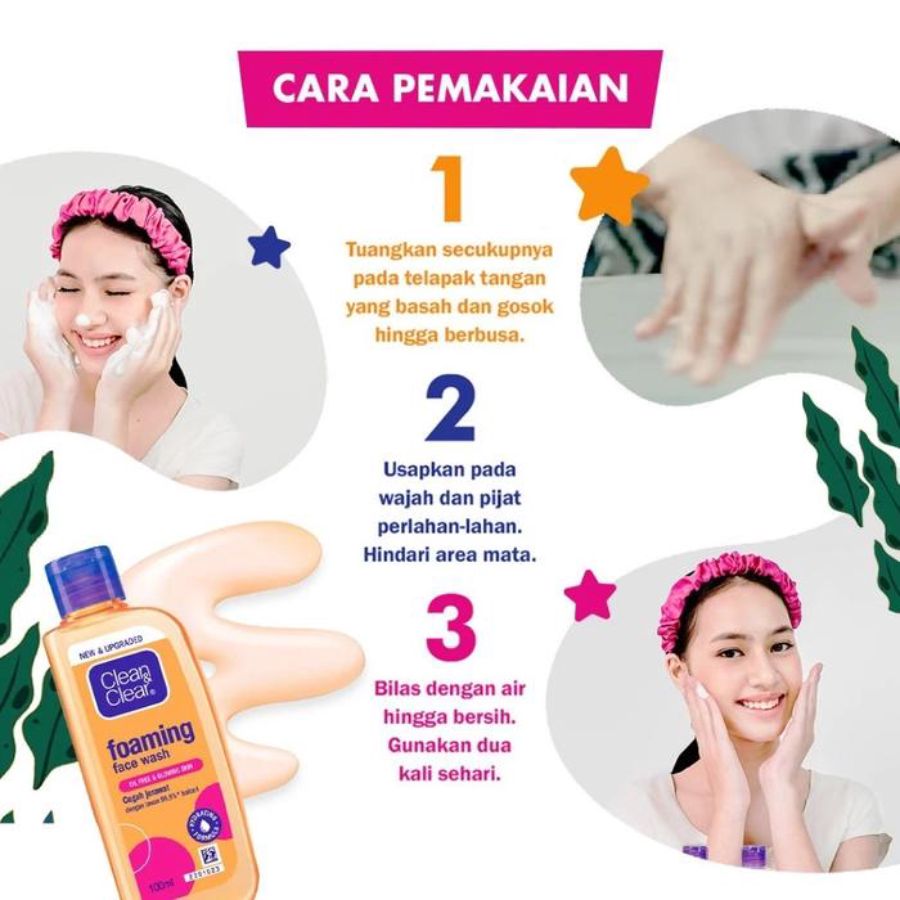 Clean & Clear Foaming Face Wash 100ml