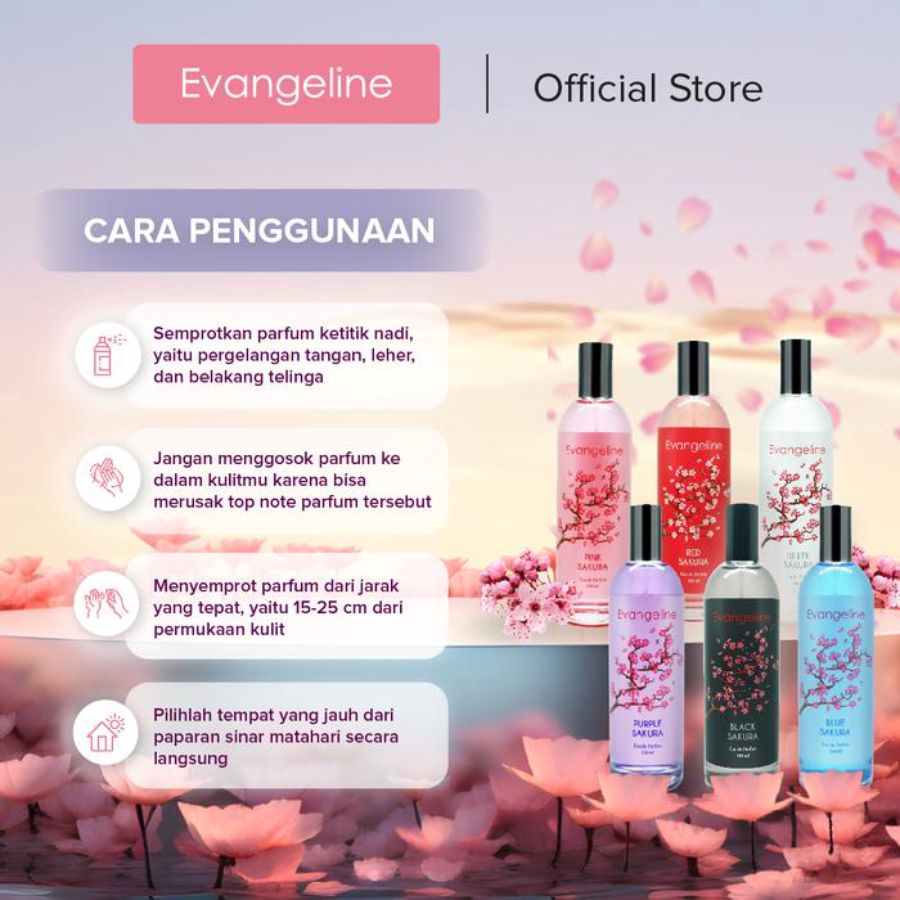 Evangeline Red Sakura Eau de Parfum 100ml