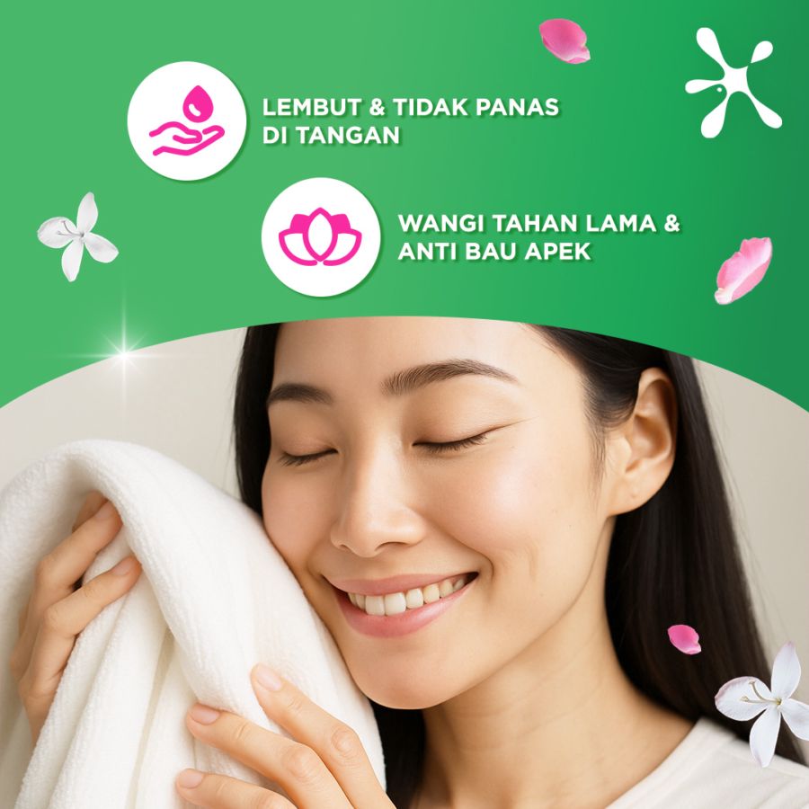 Rinso Anti Noda Perfume Essence Deterjen Bubuk 1440gram