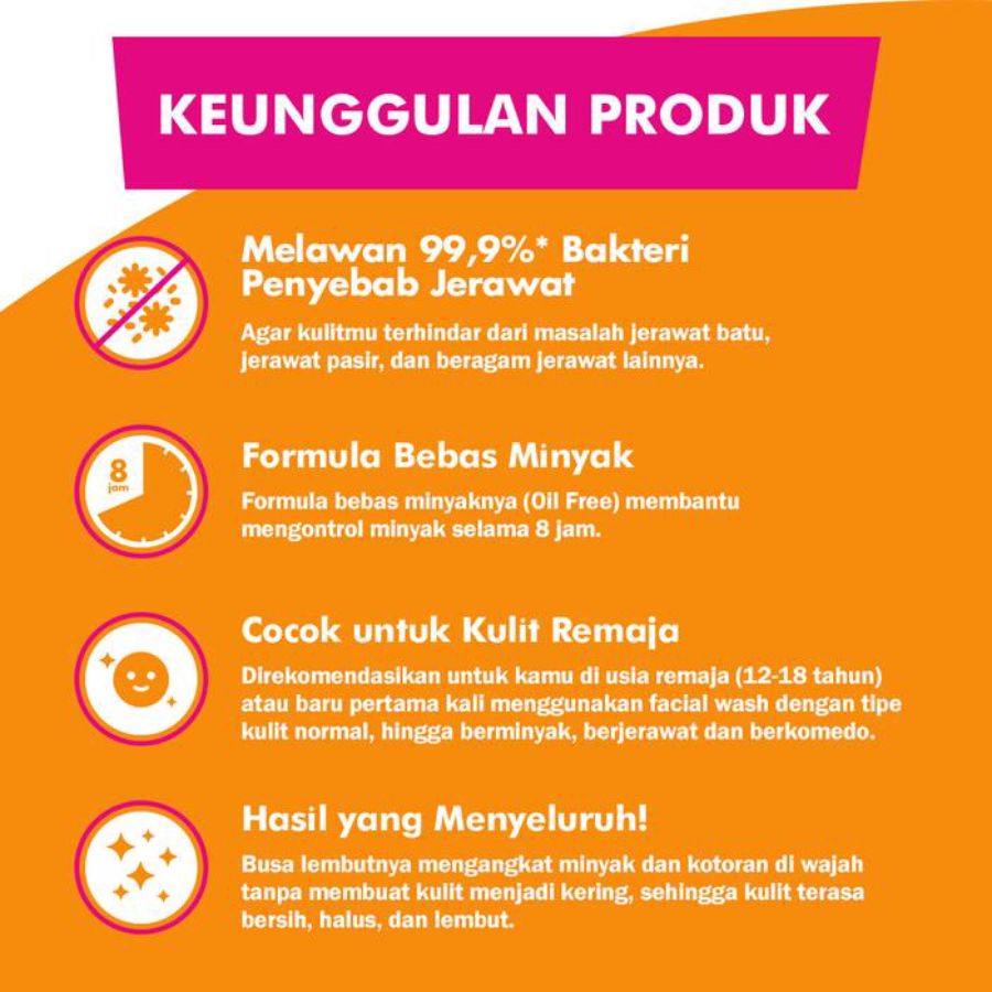 Clean & Clear Foaming Face Wash 100ml