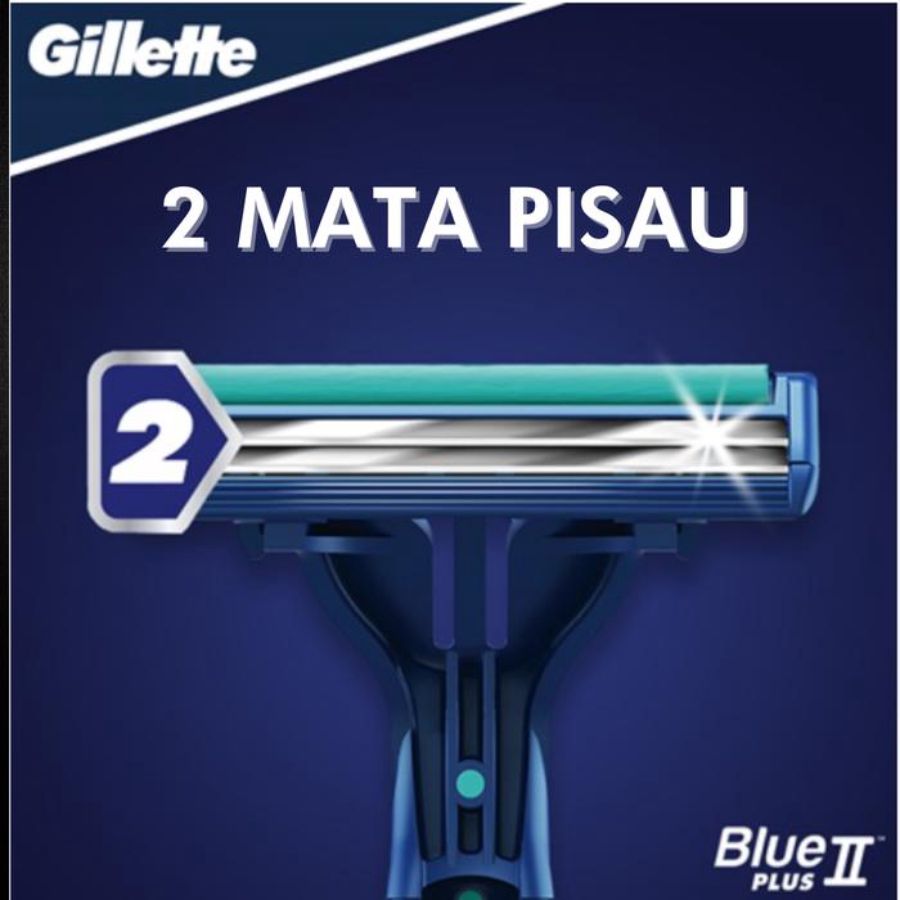 Gillette Blue II Pivot Elastomer Razor 1pack