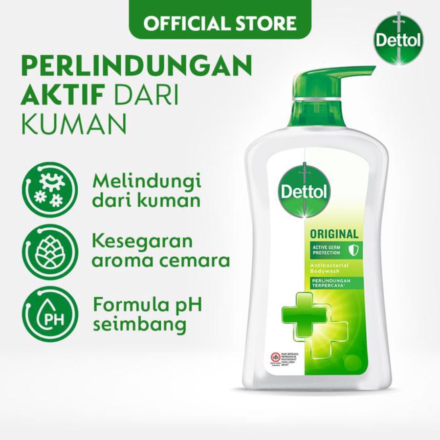 Dettol Original Antibacterial Body Wash 500ml