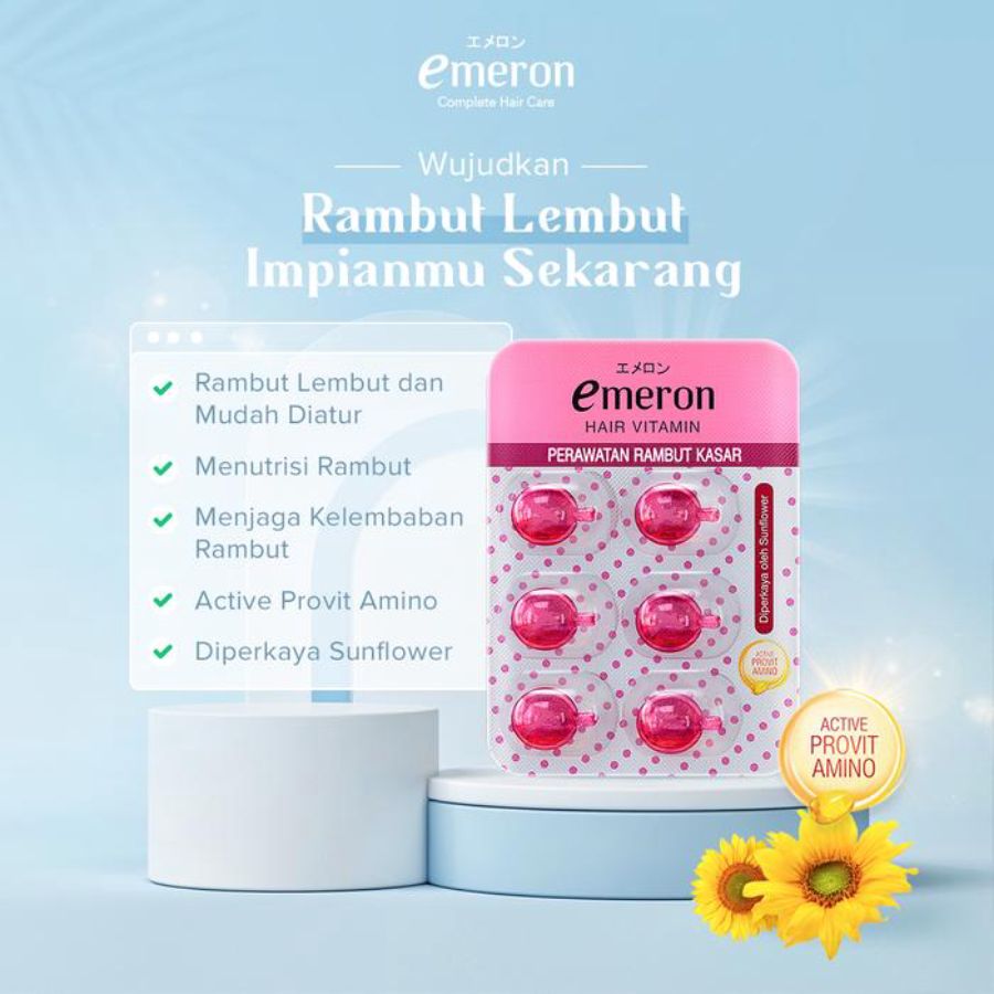 Emeron Soft & Smooth Hair Vitamin 6butir