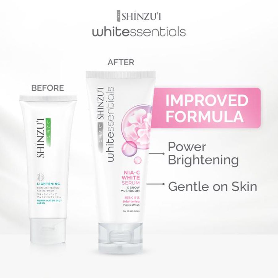 Shinzu'i Whitessentials Nia-C White Serum & Snow Mushroom 80ml