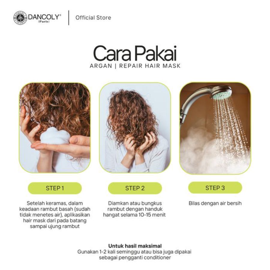 Dancoly Argan Repair Hairmask Sachet 25gram