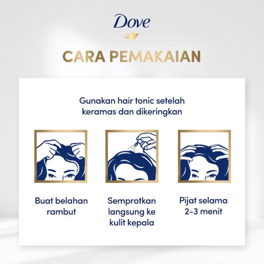 Dove Hair Tonic Spray Perawatan Rambut 75ml
