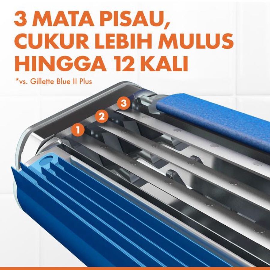 Gillette Blue 3 Comfort 2pcs