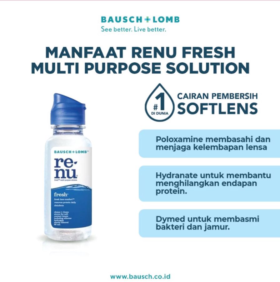 Renu Fresh Multi Purpose Solution Cairan Softlens 60ml