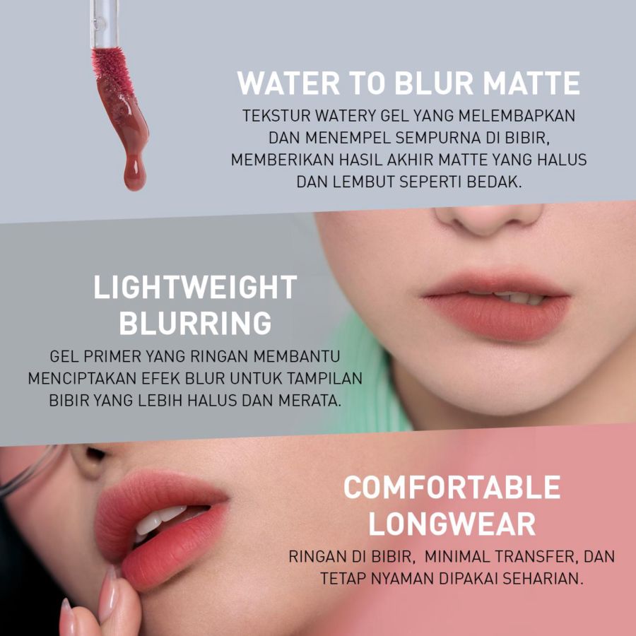 3CE Blur Water Tint Chasing Rose Liptint 4gram