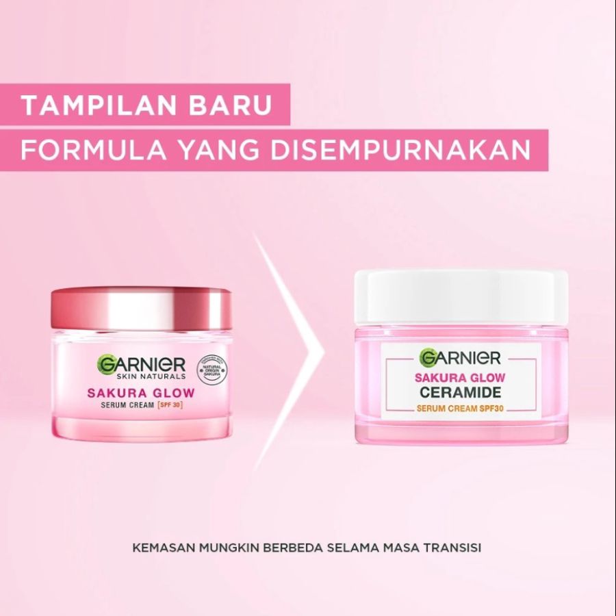 Garnier Sakura Glow Ceramide Serum SPF 30 Day Cream 50ml