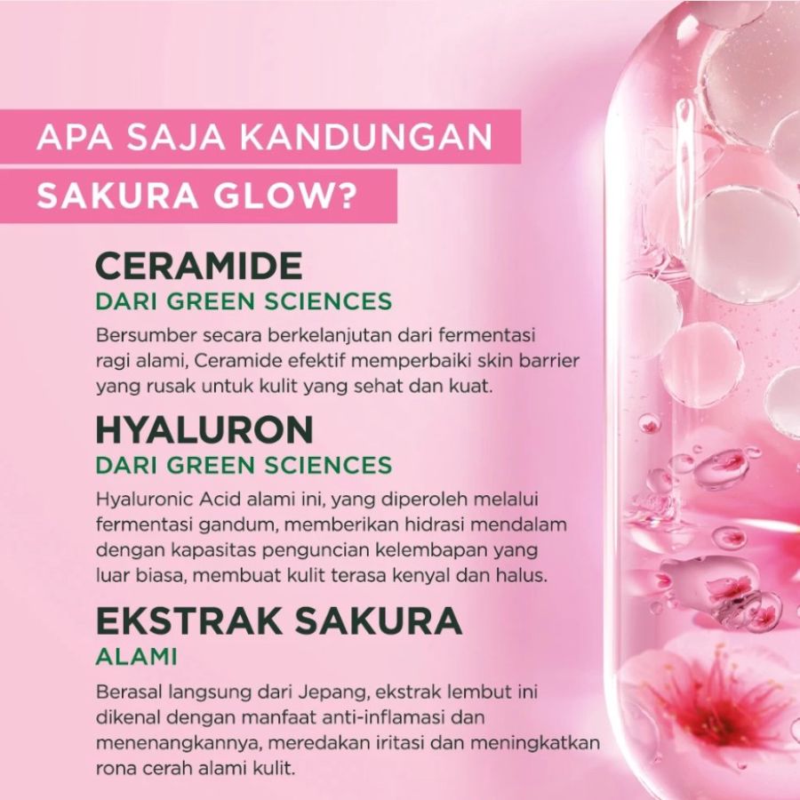 Garnier Sakura Glow Ceramide Serum SPF 30 Day Cream 50ml