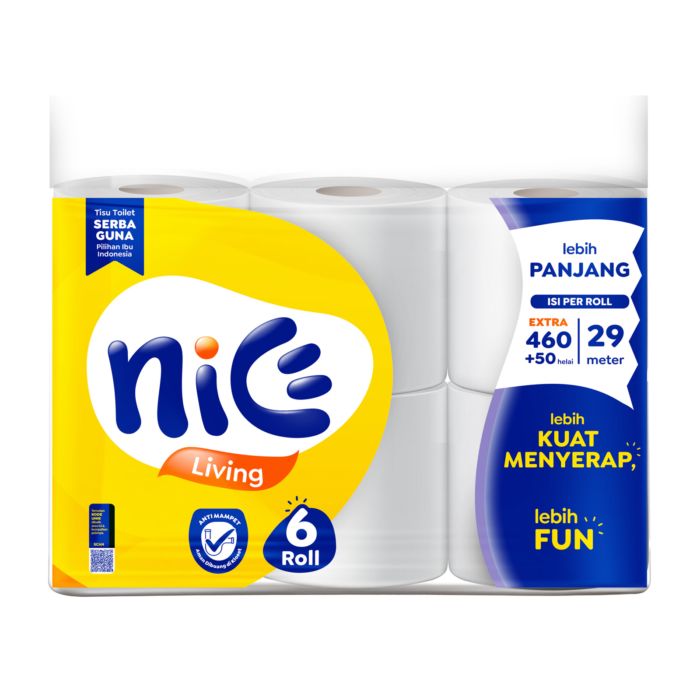 Nice Living Toilet Tissue Core Emboss 460+50 Helai