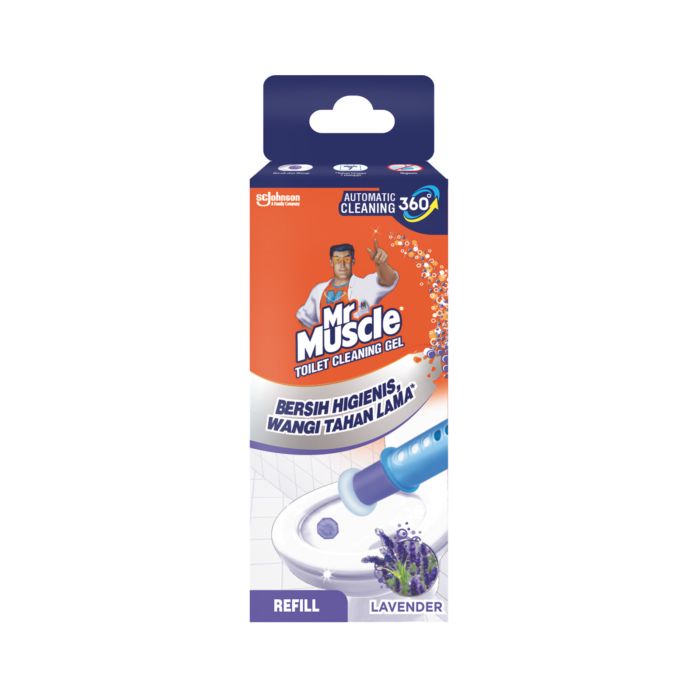 Mr. Muscle Lavender Toilet Cleaning Gel Refill