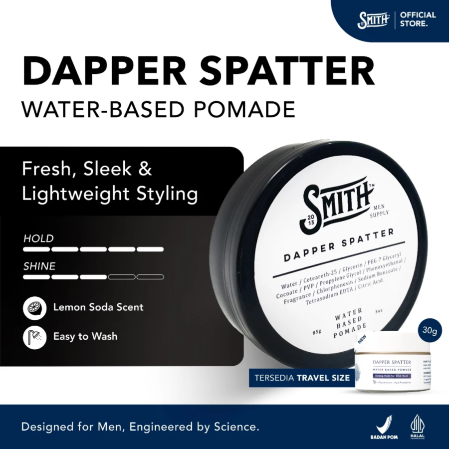 SMITH Dapper Spatter Pomade Water Based 85gram