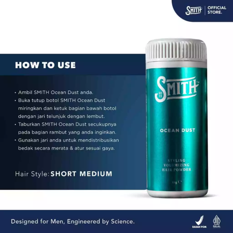 SMITH Ocean Dust Hair Styling & Volumizing Powder 11gram