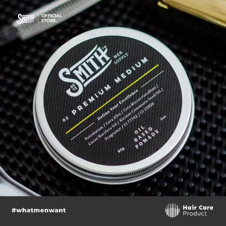 Smith Pomade Oil Based Premium Medium 85gram
