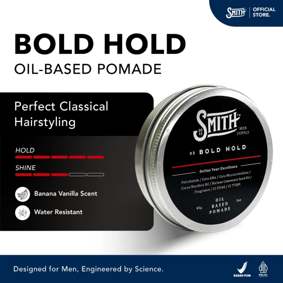 Smith Pomade Oil Based Bold Hold 85gram