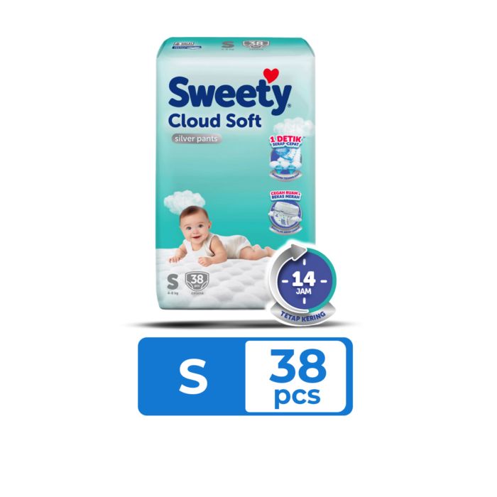 Sweety Silver Cloud Diapers Pants S38 1pack